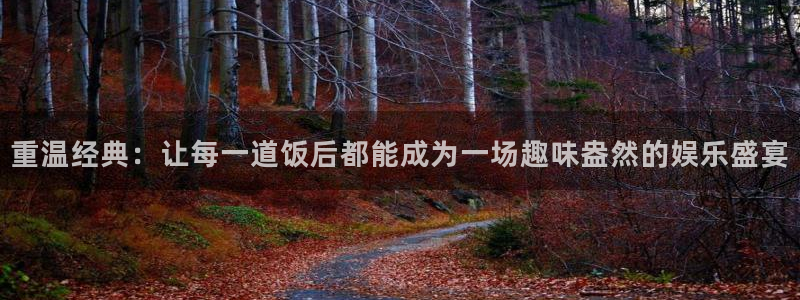 顺盈娱乐：重温经典：让每一道饭后都能成为一场趣味盎然的娱乐盛宴