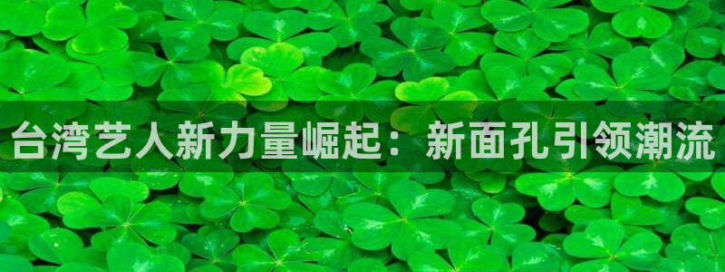 顺盈娱乐：台湾艺人新力量崛起：新面孔引领潮流